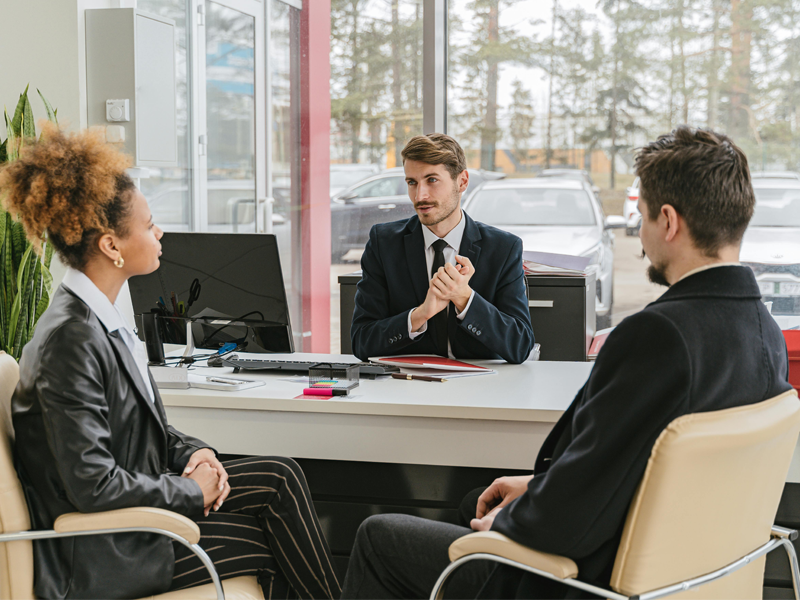 professional job interview discussion